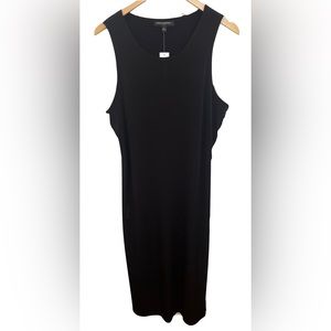 Banana Republic Black Maxi Dress with High Side Slit